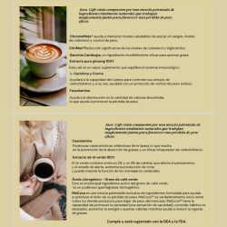 CAFE Perdida de Peso-Producto Nutricional-Adelgazar